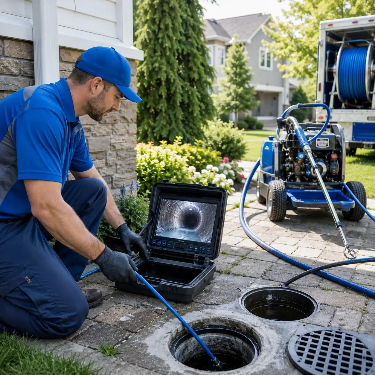Outdoor drain cleaning professionals serving Roanoke, VA